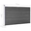 Shuaib 105.0036cm H x 207.09cm W Black Composite Fence Panels