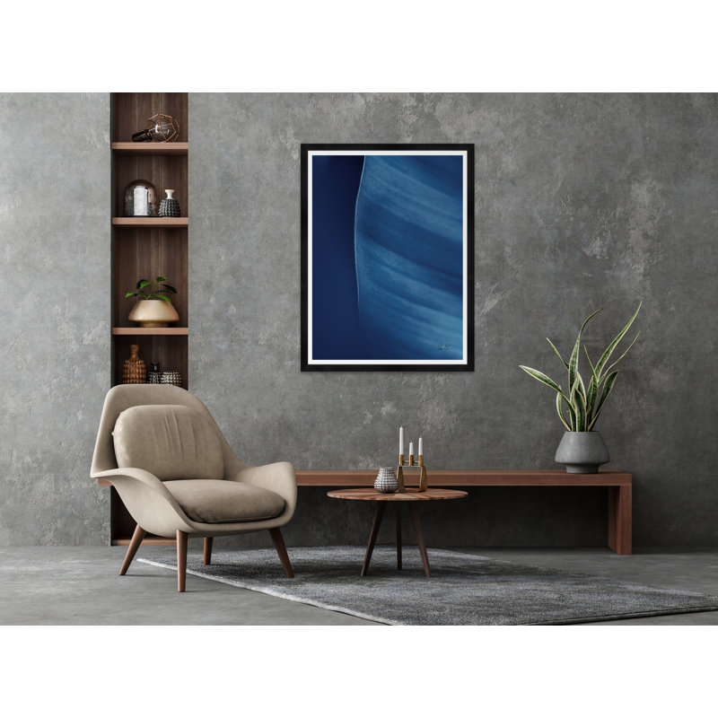 Moshi Banana Leaf In Blue Print by Tim Klein