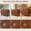Repose-pieds de rangement en similicuir 22 po avec plateau rabattable et roulette-1788666637
