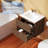 30" Walnut Modern Wall-Mounted Floating Bathroom Cabinet
