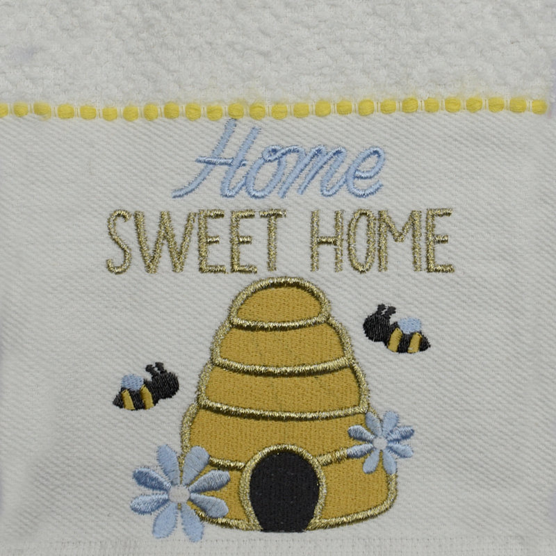 Super Absorbent 3 Pack Cotton Tea Towels - Home Sweet Home