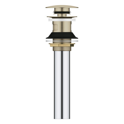 Universal Pop-Up Bathroom Sink Drain with Overflow