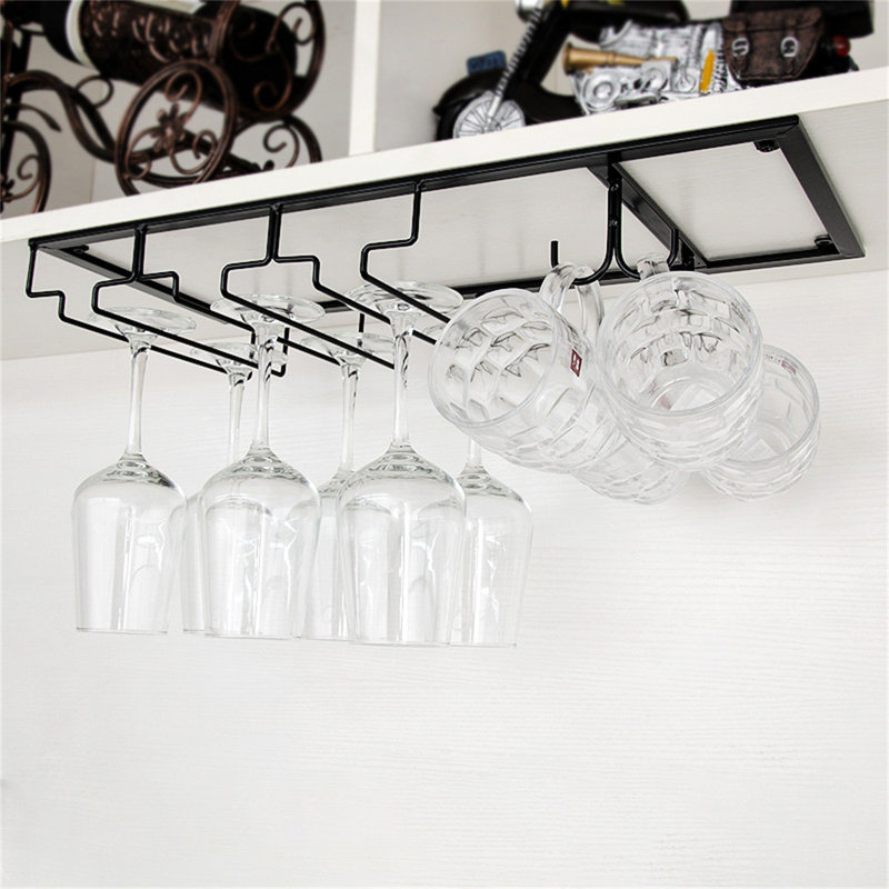 Support à verres à vin Home, H 2,16 po x l 19,68 po x P 8,85 po
