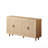 62" 20" Rattan Storage Cabinet - Elegant Functional 4 Door Decorative Cabinet