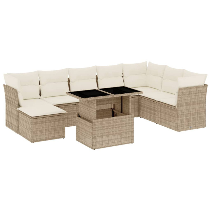 Ensemble de canapé de jardin Vidaxl