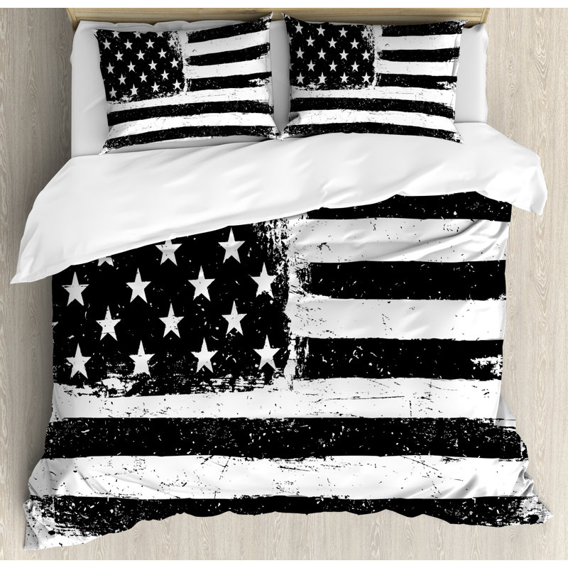United States Modern & Contemporary Polyester Duvet Cover, Queen