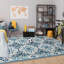 Luna Traditional Pattern Printed Area Rug - Soft, Low-Pile Rug for Living Room & Bedroom-699843224