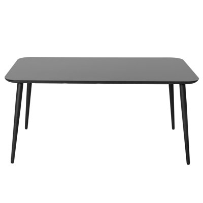 Dining Table With Tempered Glass Tabletop