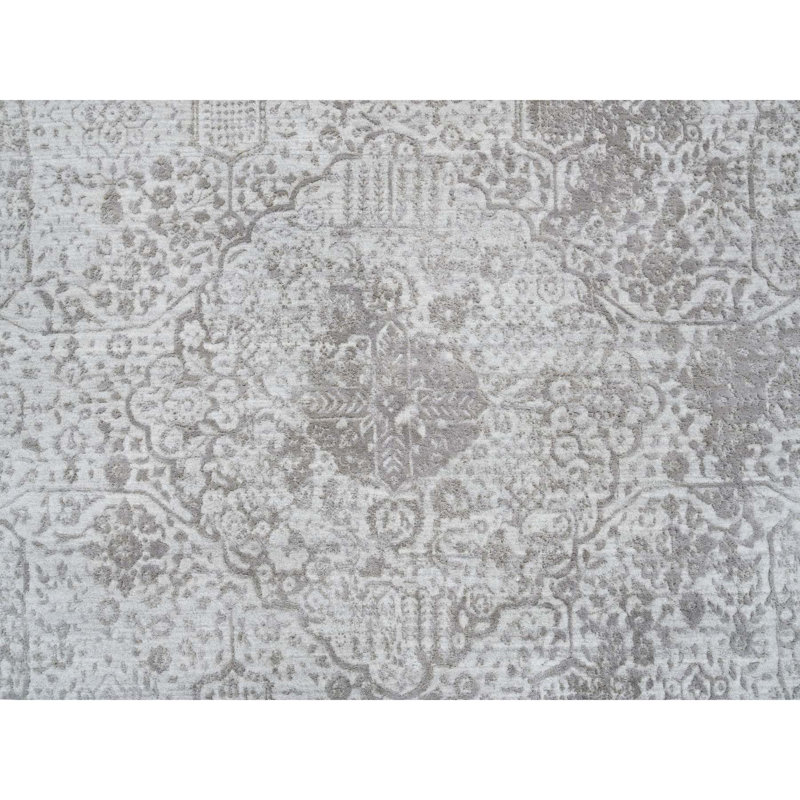One-of-a-Kind Square 10'0" X 10'0" New Age Square Area Rug in Grey