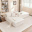 Canapé-lit rembourré avec coussin et coussins moelleux-346023553