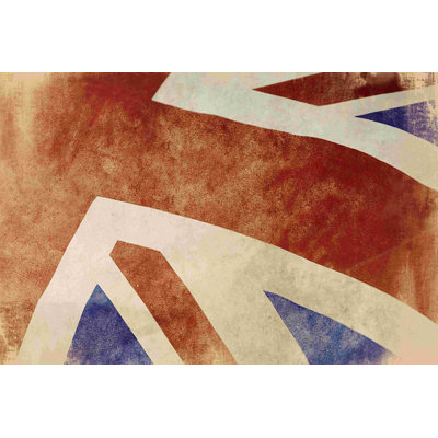 " British Flag Close Dusty "