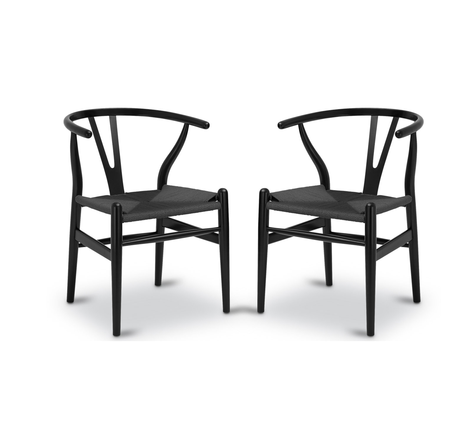 Wyn Dining Armchair, Pitch Black, 2