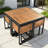 9-Piece Acacia Wood 8-Person Patio Dining Set-1162769731