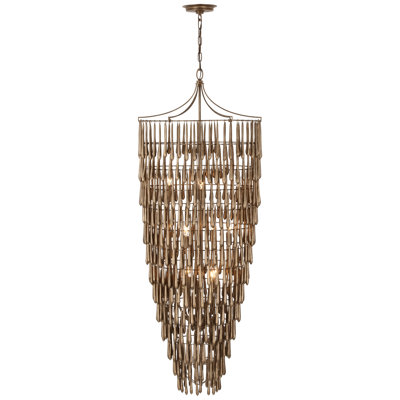 Julie Neill Vacarro Tall Cascading Chandelier
