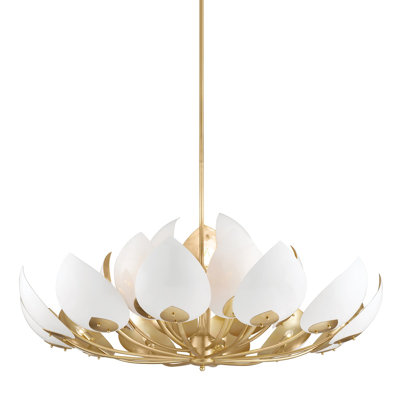 Lotus 21 Light Chandelier
