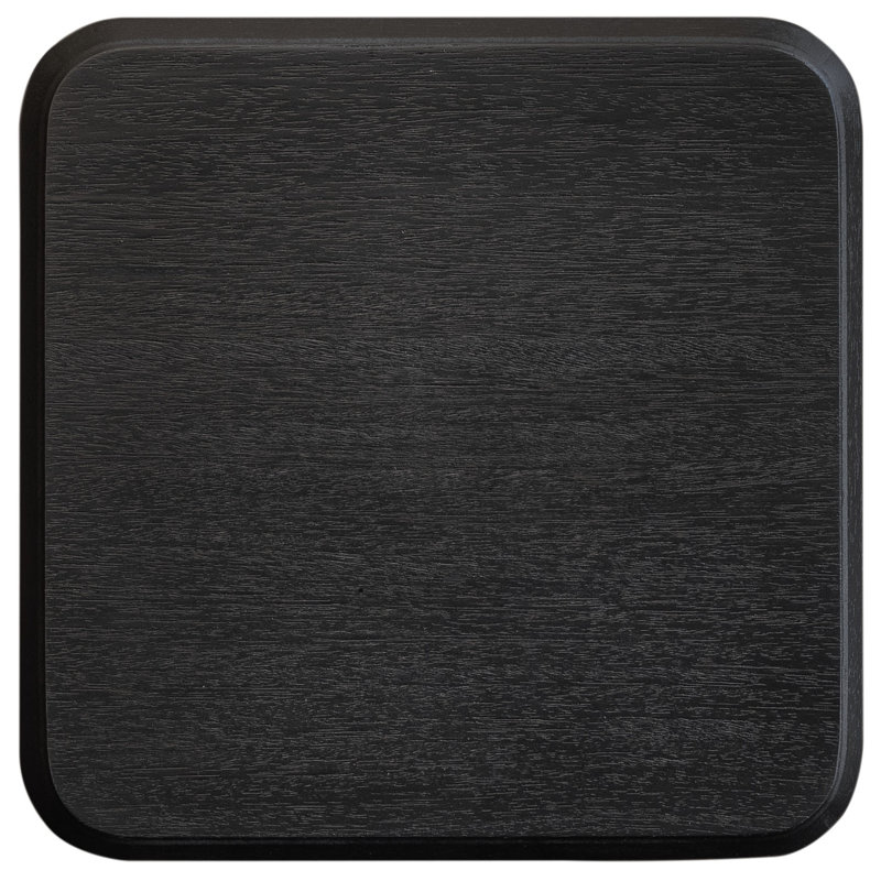 Roanne Solid Wood End Table, Black