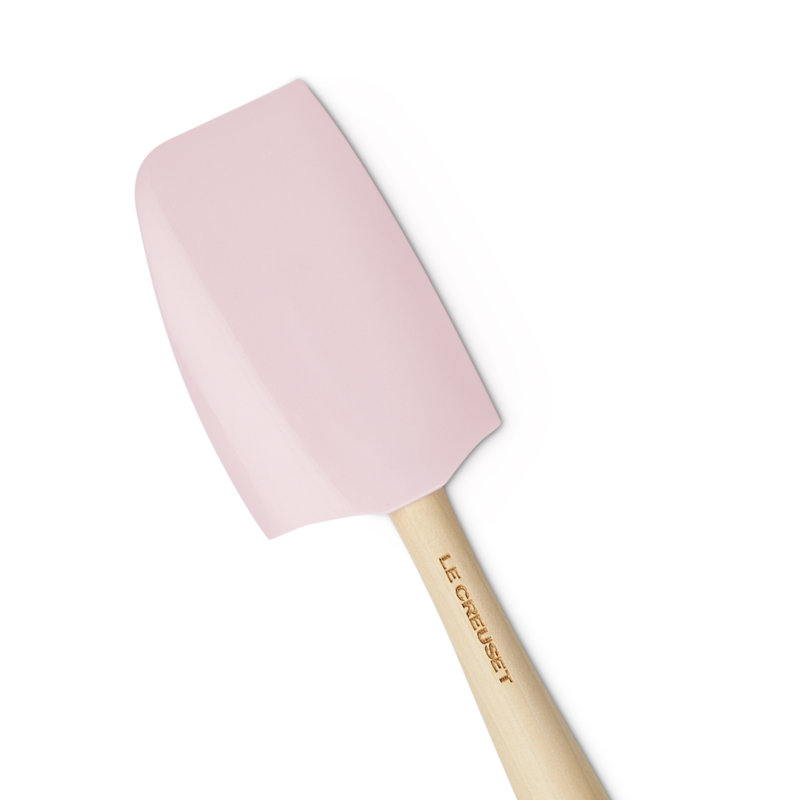 Le Creuset Craft Spatula, 5.8cm W x 28.5cm L, Powder Pink