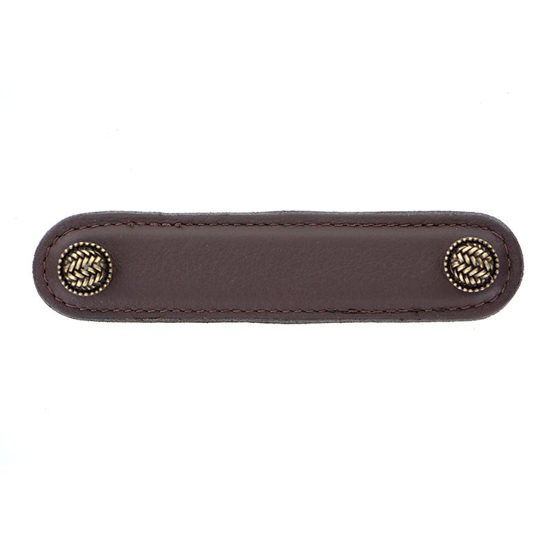 Cestino 3" Center to Center Appliance Pull, Antique Brass, 4"