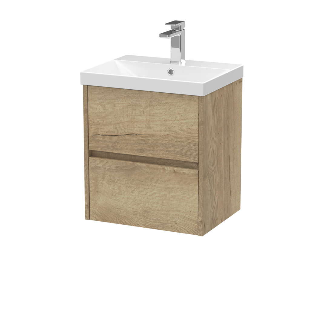 Havana 500mm Single Bathroom Vanity with Drop In Vitreous China Basin