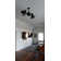 36" Duplo-Dinamico 6 - Blade Caged Ceiling Fan with Wall Control and Light Kit Included
