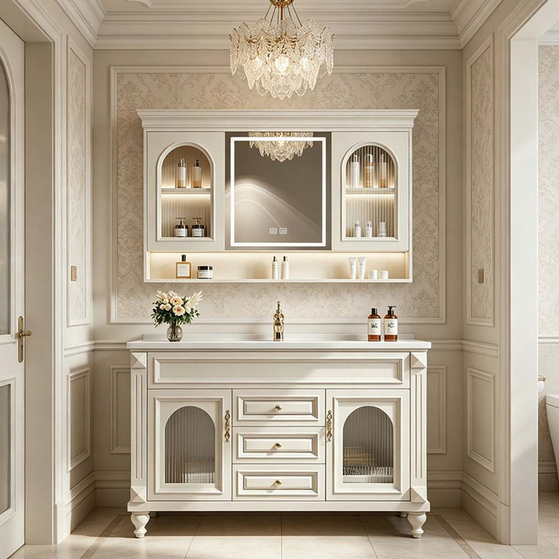 Meuble-lavabo de style français rétro