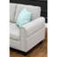 98 po faisant face à la gauche et avec une chaise longue avec coussins modulaires en lin gris, rembourrés de mousse et lin gris Une ambiance classique pour votre maison-225305627
