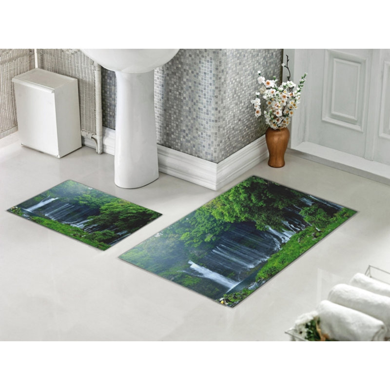 Ensemble de tapis de bain 2 pièces Dinisha