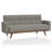 Bowman 79" Linen Square Arm Sleeper Sofa