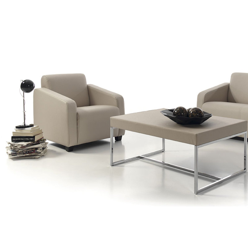 Aidaliz Upholstered Armchair, Beige
