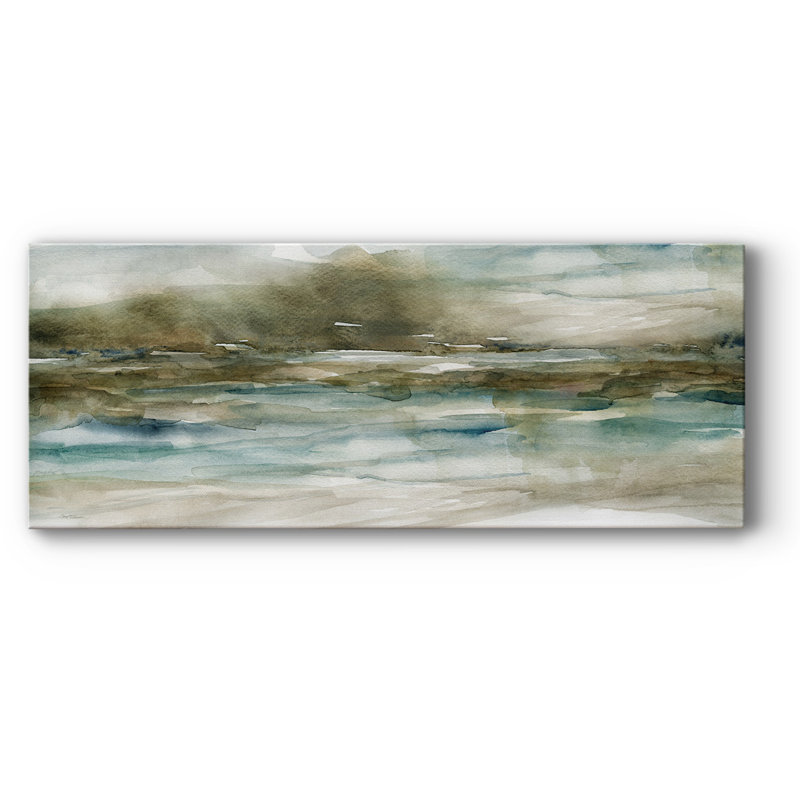 Riverbank - toile tendue avec châssis, H 20 po x l 50 po x P 1,5 po