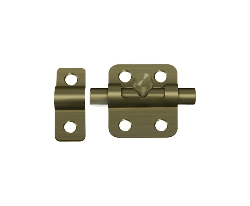 Boulon 2 po Deltana 2BBU5; finition laiton antique, Laiton antique