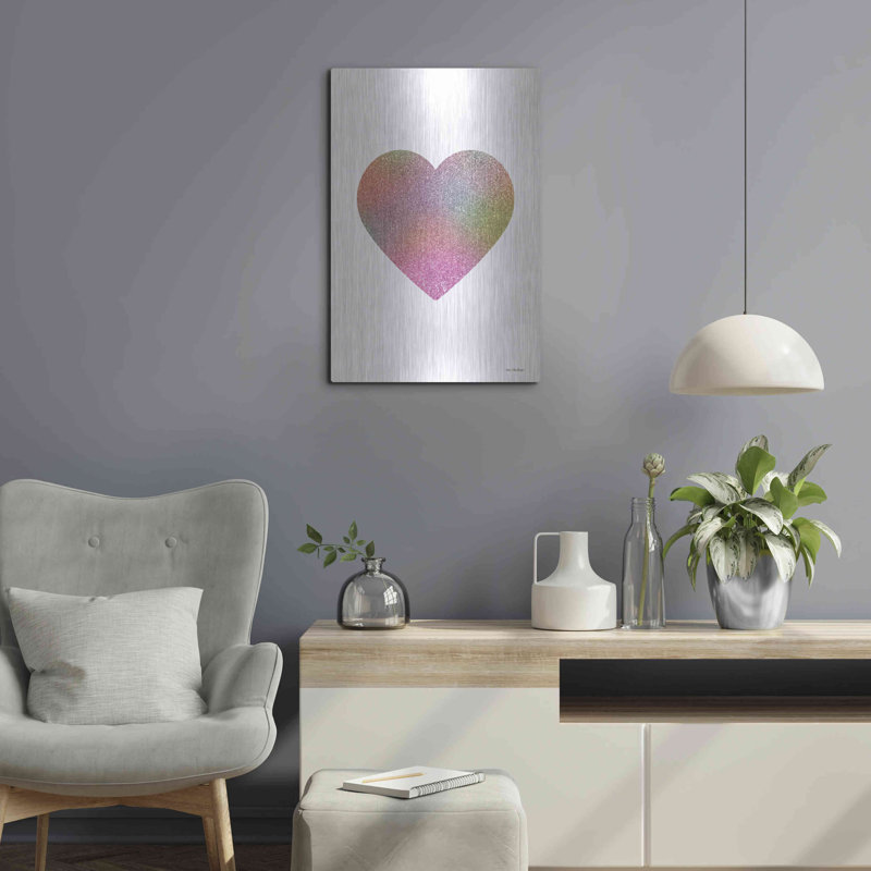 «Happy Heart I» par Seven Trees Design, H 24 po x l 16 po