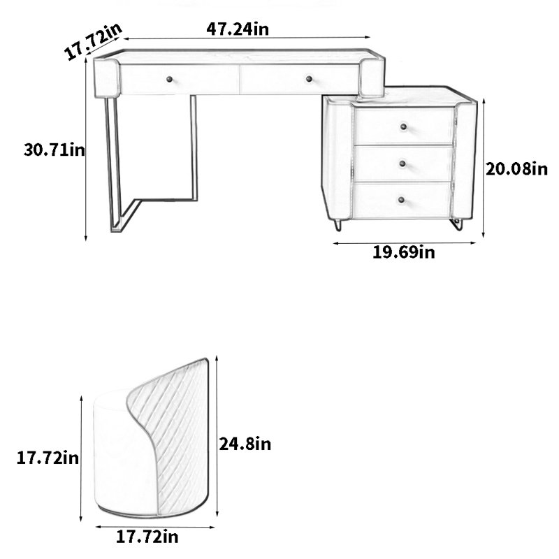 Commode de chambre Rock