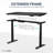 Height Adjustable Electric Dual Motor Standing Desk - Black Frame-111565254