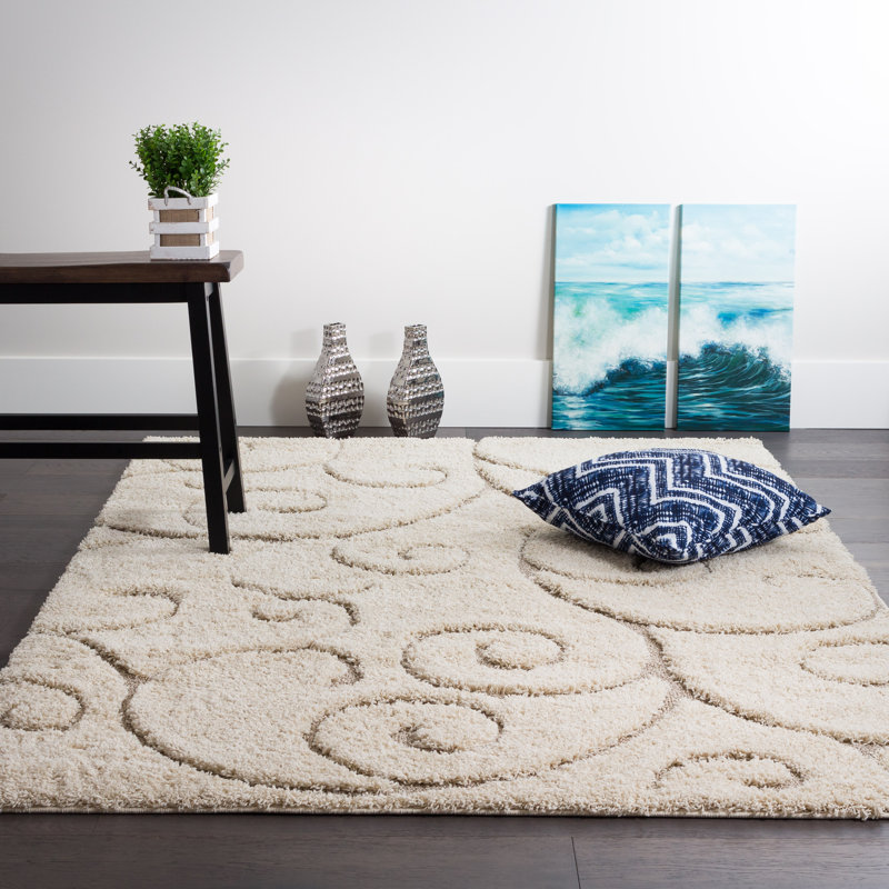 Tapis crème Allaire, Rectangle 2 pi 7 po x 4 pi 11 po
