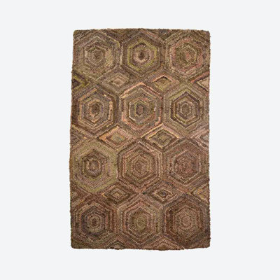 Annick Rectangle 90 cm x 150 cm Geometric Hand Woven Indoor / Outdoor Area Rug