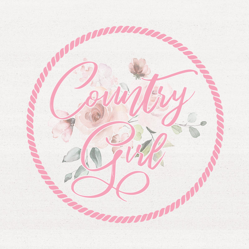 Country Girl - Wrapped Canvas Print, 30cm H x 30cm W x 3.8cm D