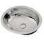 Hand Hammered Stainless Steel Oval Undermount Bathroom Sink
