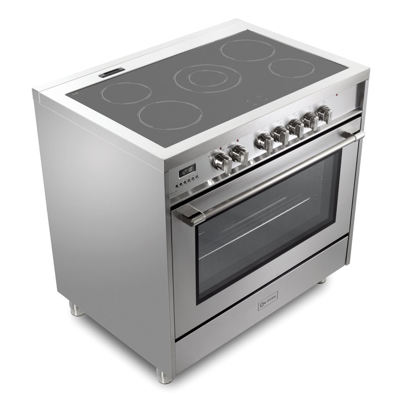 Verona Prima 36" 5 burner Single Electric Range Stainless