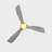 Airys 52'' Ceiling Fan with LED Light and Reversible DC Motor-1760405735