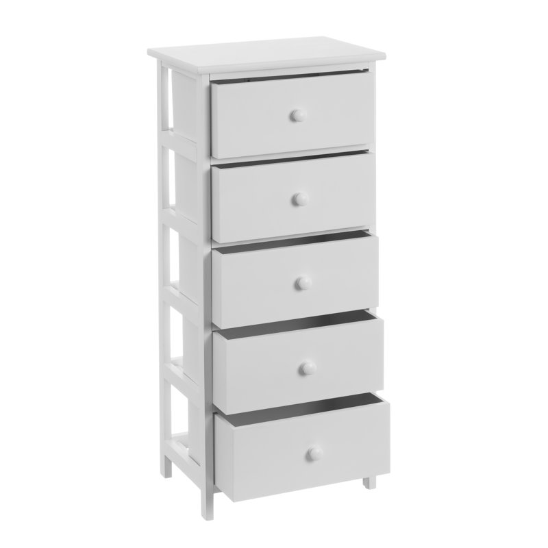 Roselyn 40cm W 5 - Drawer Chest of Drawers