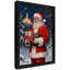 Cadre noir encadré noir, cadeau de père Noël, art mural classique, peinture à l'huile-652904584