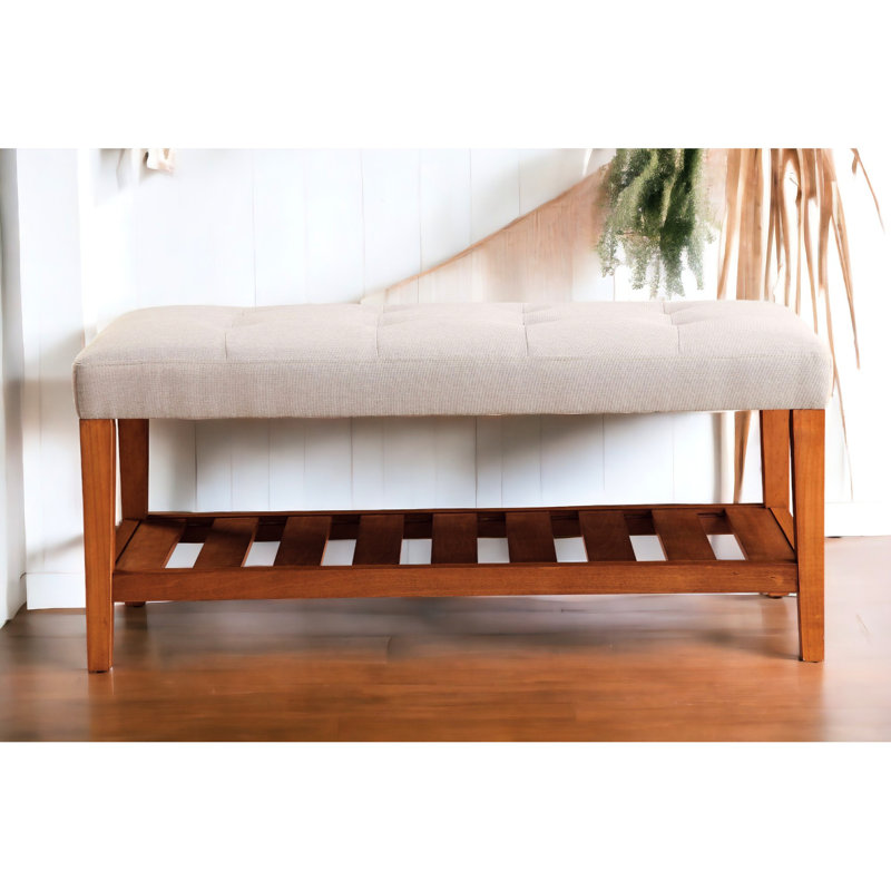 Banc rectangulaire Amolika, Grey