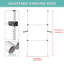 Adjustable Wall Mounted Clothes Rack