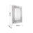 Rabell Rectangle Sunburst Glass Wall Mirror