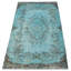 Tapis bleu ciel à transition de couleur 3 pi 3 po x 7 pi 0 po