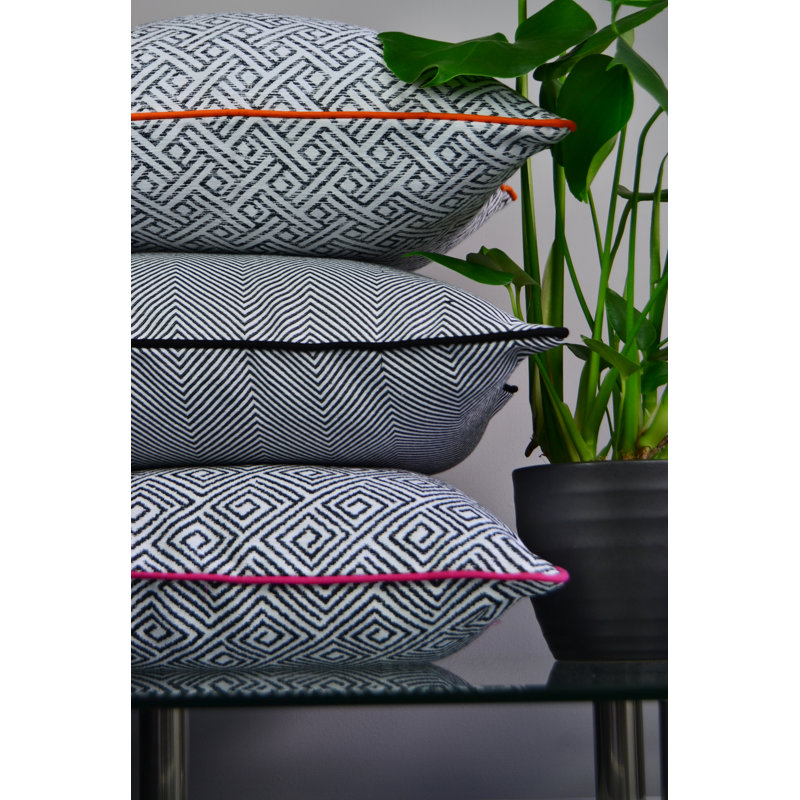 Remie Geometric Square Cushion Cover, 43 x 43cm