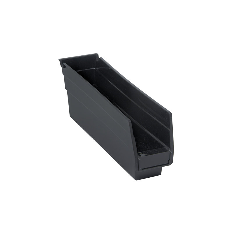 984218E78F6F42BB89CE93AD4734B6C3 Organisateur de pièces en plastique recyclé noir L 12 po x l 3 po x H 4 po