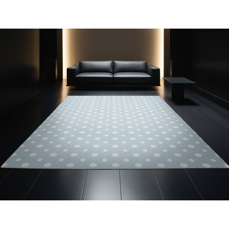 Soft Plush Fanelli New Years Modern & Contemporary Abstract Area Rug in Gray – Gray Binding, 2x4