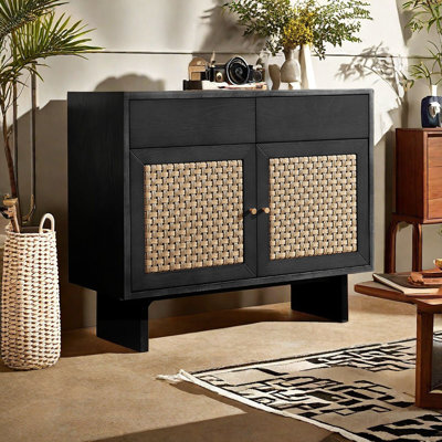 Buffet simple en rotin